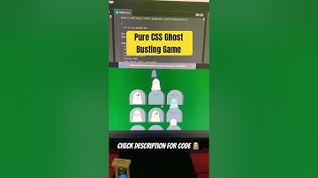 Ghost Busting | Pure CSS Game #css #htmlcss #gaming #shorts