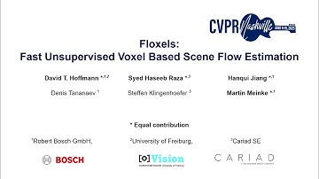 Floxels: Fast Unsupervised Voxel Based Scene Flow Estimation (CVPR 2025 Talk)