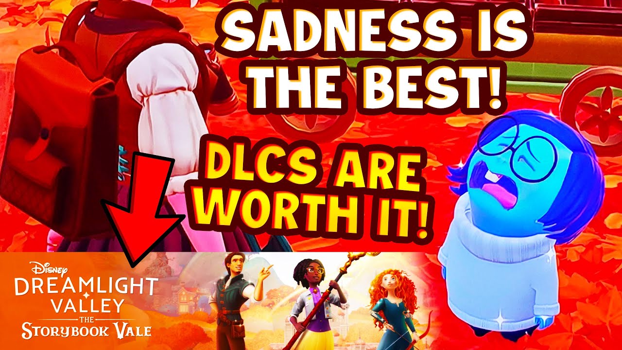 DLCs are GREAT in Disney Dreamlight Valley! Sadness is PERFECT! DDLV Burn Out...