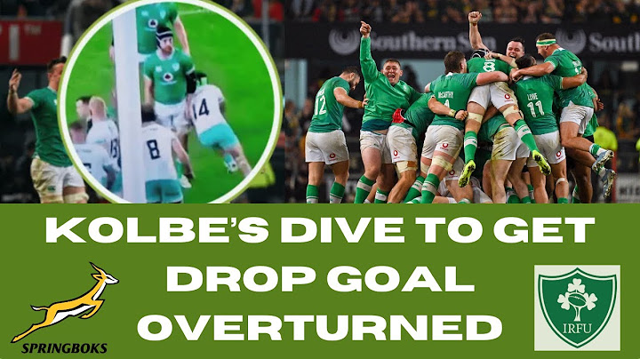 Drama in Durban! Did Kolbe CHEAT to Stop Frawley's Winning Drop Goal? (Ireland vs South Africa)