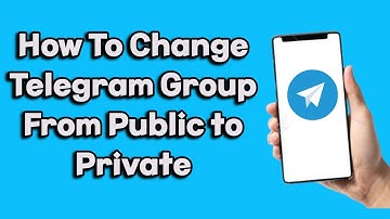 How To Change Telegram Group From Public to Private ( EASY)