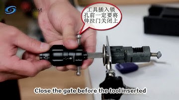 SIP22 Fiat Turbo Unlock Tool Open Method Demo  from Lockartist,www.lockartist.com