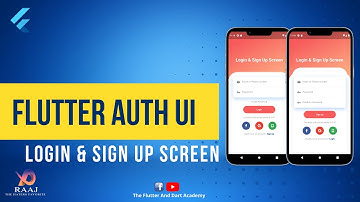 Flutter UI - Animated Login, Signup Screen UI