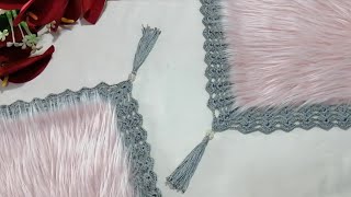 مفارش للنيش بجمال الفرو مع الكروشيه??#كروشية#كروشي#مفارش_كروشيةcrochet#for_beginners#knittingDiy