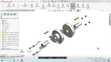 SolidWorks 2019 #ภาษาไทย - Proteced Flanged Coupling