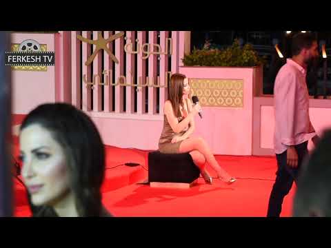 شاهد اطلالة سارة التونسية المثيرة جدا فى مهرجان الجونة