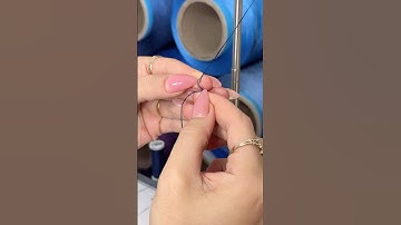 Why use bulky thread for your looper? It gives a nice, full look perfect for rolled hems! #sewing ng