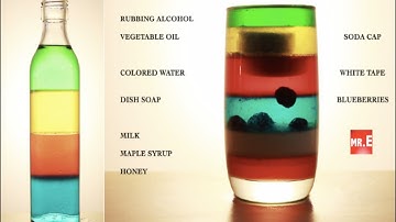 Amazing  7 Layer Liquid Stacking! (How To) Denser Than You Think