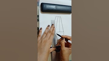 Perspektive can deceive the real size of an object #art #shorts #ytshorts