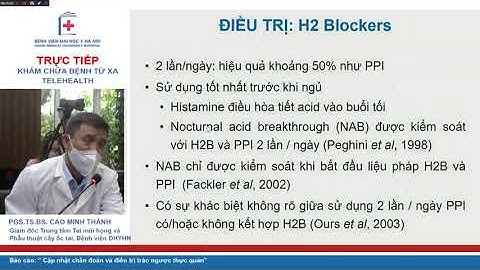 Cập nhật chẩn đoán và điều trị trào ngược ngoài thực quản