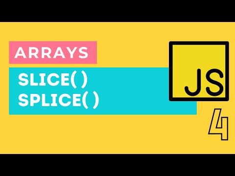 4- Slice() et Splice() en JavaScript