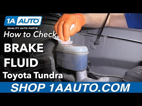 How to Check Brake Fluid on a 00-06 Toyota Tundra