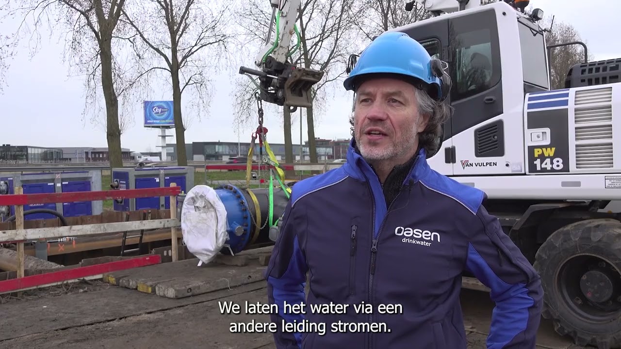 Nieuwe drinkwaterleiding voor regio Alphen en Leiderdorp