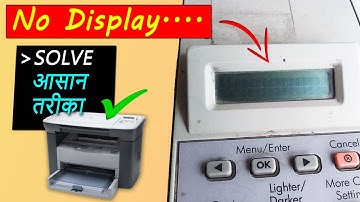 HP 1005 printer no display Problem | Solution in Easy Steps