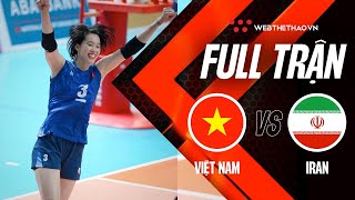 ĐT bóng chuyền nữ Việt Nam ghi điểm liên tiếp trước ĐT Iran | AVC Challenge Cup 2023