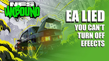 EA Lied About Turning Off Effects in NFS Unbound