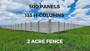 Transforming Remote 2 Acre Land with 500 Precast Panels in Just 6 Weeks