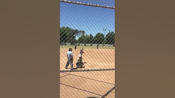 Line drive to left field