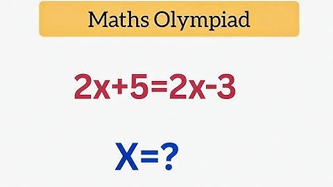 Very Nice Math Olympiad Algebra Question | 