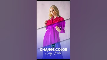 Right way to change dress color in photoshop just one click. #shorts #photoshop #colorcorrection