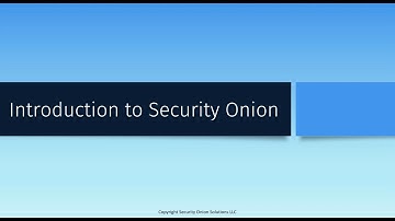 Introduction to Security Onion 2.4