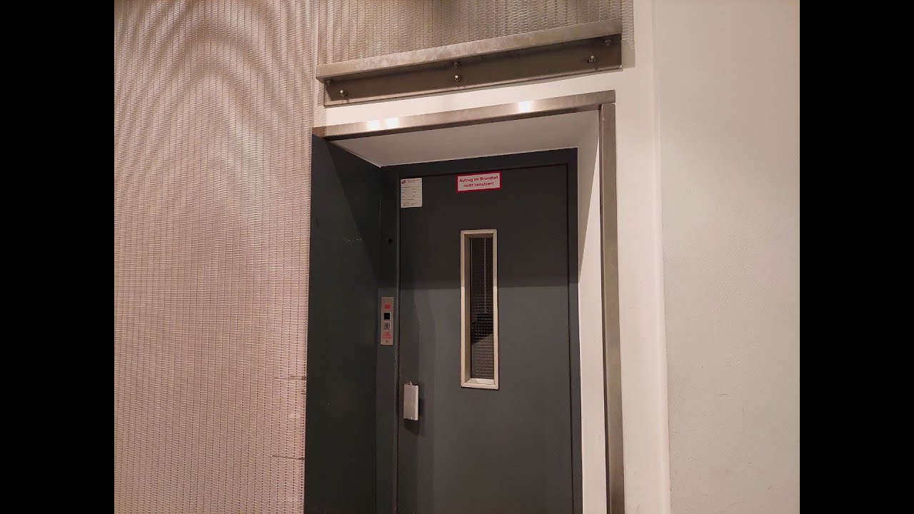 Winda nieznanego producenta z 1961 (mod. Tepper Aufzüge w 2004) [*] @ Servatiiplatz 3, Münster 🇩🇪
