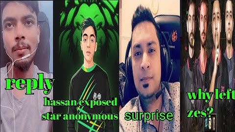 STAR ANONYMOUS exposed by hassan op | star anonmous reply ? | why i8 leave zesarcade