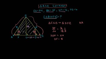 Finding area using similarity and congruence