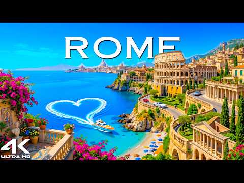 Rome 🇮🇹 4K | Colosseum, Vatican City & Timeless Beauty