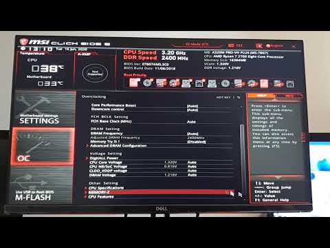 Enable virtualization SVM Mode on Window 10 Pro AMD Ryzen MSI click BIOS S