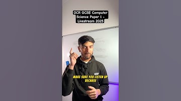 OCR GCSE Computer Science Paper 1 2025 Livestream #gcsecomputerscience #computerscience #gcse