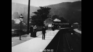 Phantom Ride of GWR Train through Llangollen, North Wales, 1890s - Film 1011123