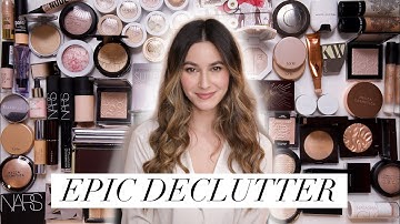 DECLUTTER 2023 ❗️ Ep 3: FACE COLOUR (Blush, Bronzer, Highlight & Contour) | Karima McKimmie