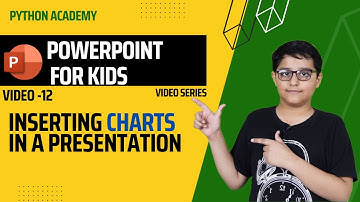Inserting Charts in a presentation/PowerPoint Tutorial for Kids/Python Academy.