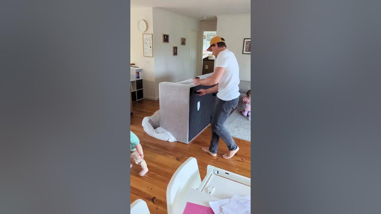 unboxing the Alex Chaise #interiordesignaustralia #sofa #homedecor #homefurniture