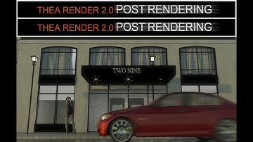 Thea Render 2.0 Post Photoshop Blur Motion Effect