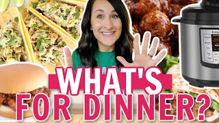 WHAT'S FOR DINNER - Using FREEZER Meals in INSTANT POT - Cook With Me!