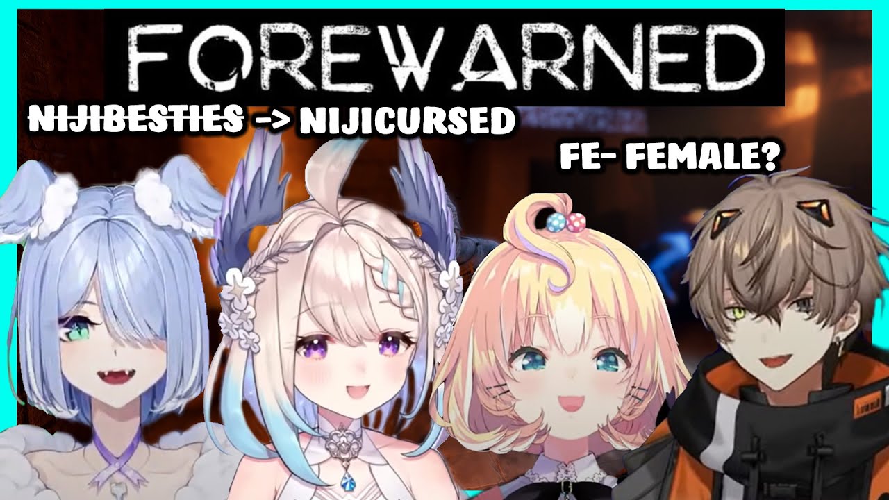 NijiBesties снова встретились и стали NijiCursed с Албаном Ноксом в «Предупреждении»