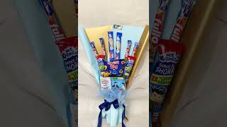 Buket Snack Biru Muda Besar