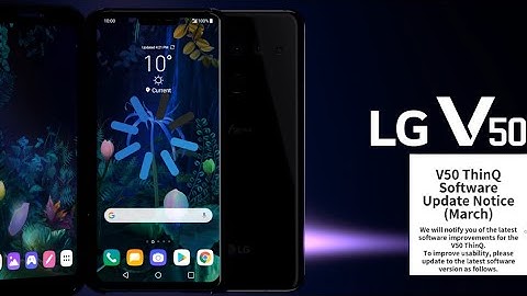 LG V50 Latest Update News!