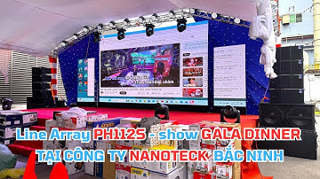 Thực tế vận hành loa array DB cao cấp PH112S tại Bắc Ninh DVH Audio 036 355 3277