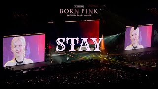 4K | BLACKPINK - "STAY" | BORN PINK WORLD TOUR HANOI @ MY DINH STADIUM - BlackPink Spoke Vietnamese