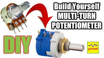 DIY Multiturn Potentiometer Build Yourself | Make Cheap Low Cost Multi-turn Potentiometer at Home
