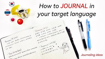 Boost your Language Skills with these JOURNALING ideas💡