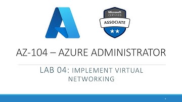 AZ-104 - Lab 04: Implement virtual networking
