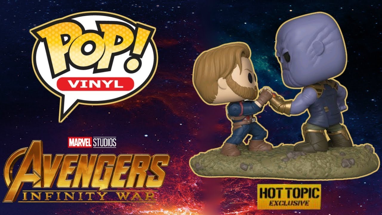 Funko Pop! Avengers: Infinity War: Captain America vs. Thanos Movie Moments  Hot Topic Exclusive - YouTube