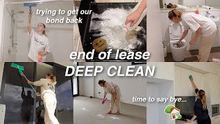 DEEP CLEAN WITH ME | end of rental lease clean! (extreme motivation)