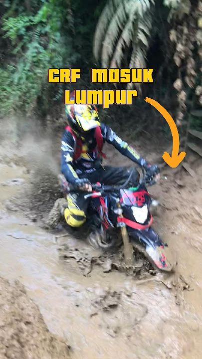 CRF 150 Offroad masuk lumpur dalam #crf150l #crf150 #trailadventure