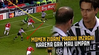 GAK BISA KOMPAK GUYS ‼️ Inilah Momen Perkelahian Satu Tim Juventus, Antara Zidane dengan Inzaghi
