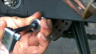 How To: Install Bike Swingarm Spools